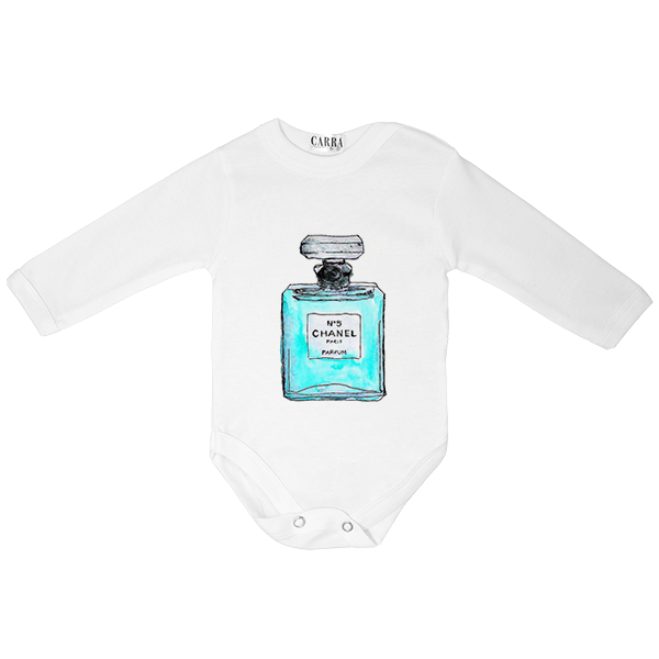 Carra Chanel Blue бебешко боди
